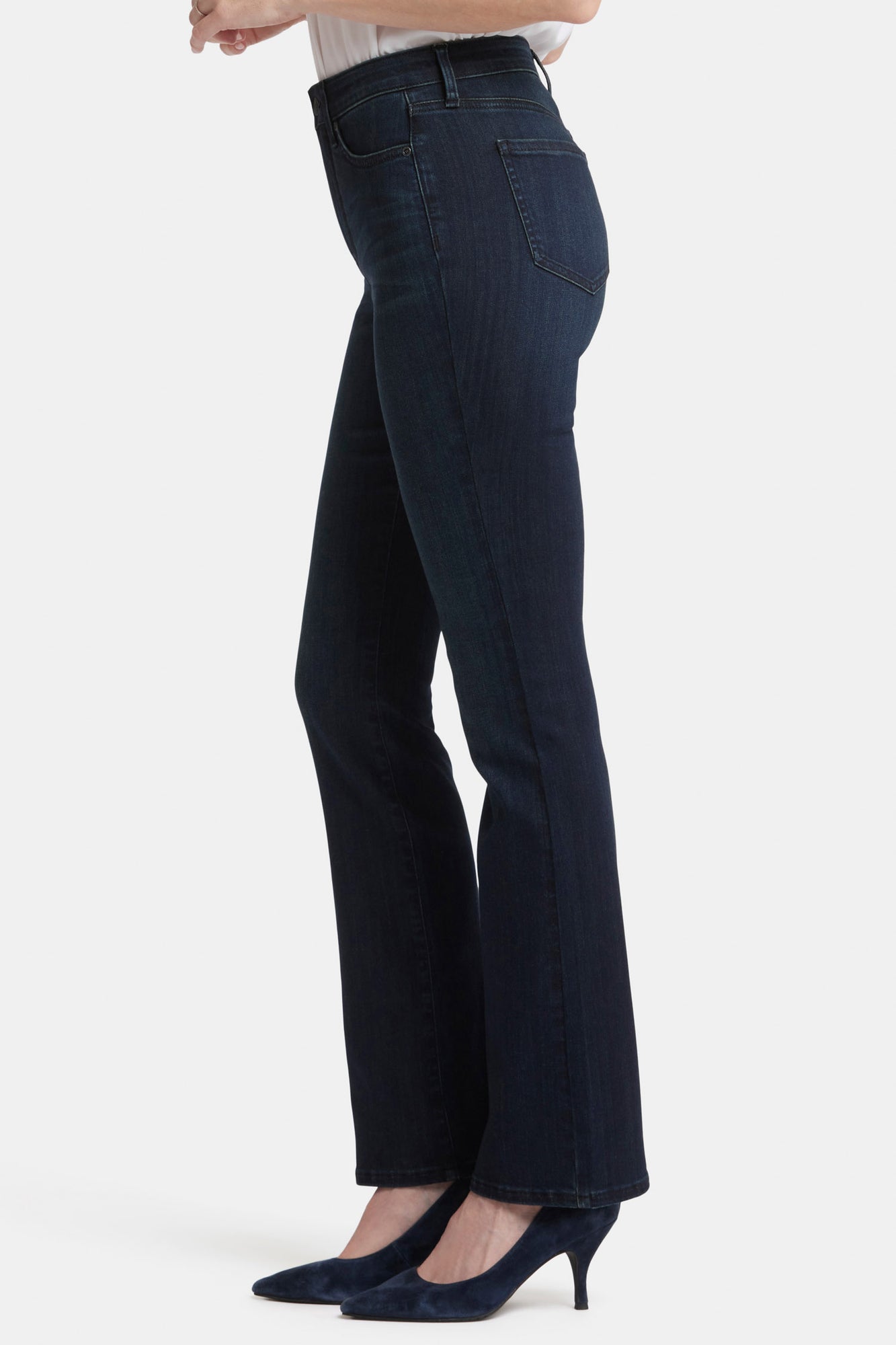 NYDJ Billie Mini Bootcut Jeans In Sure Stretch® Denim With High Rise - Obsidian Blue