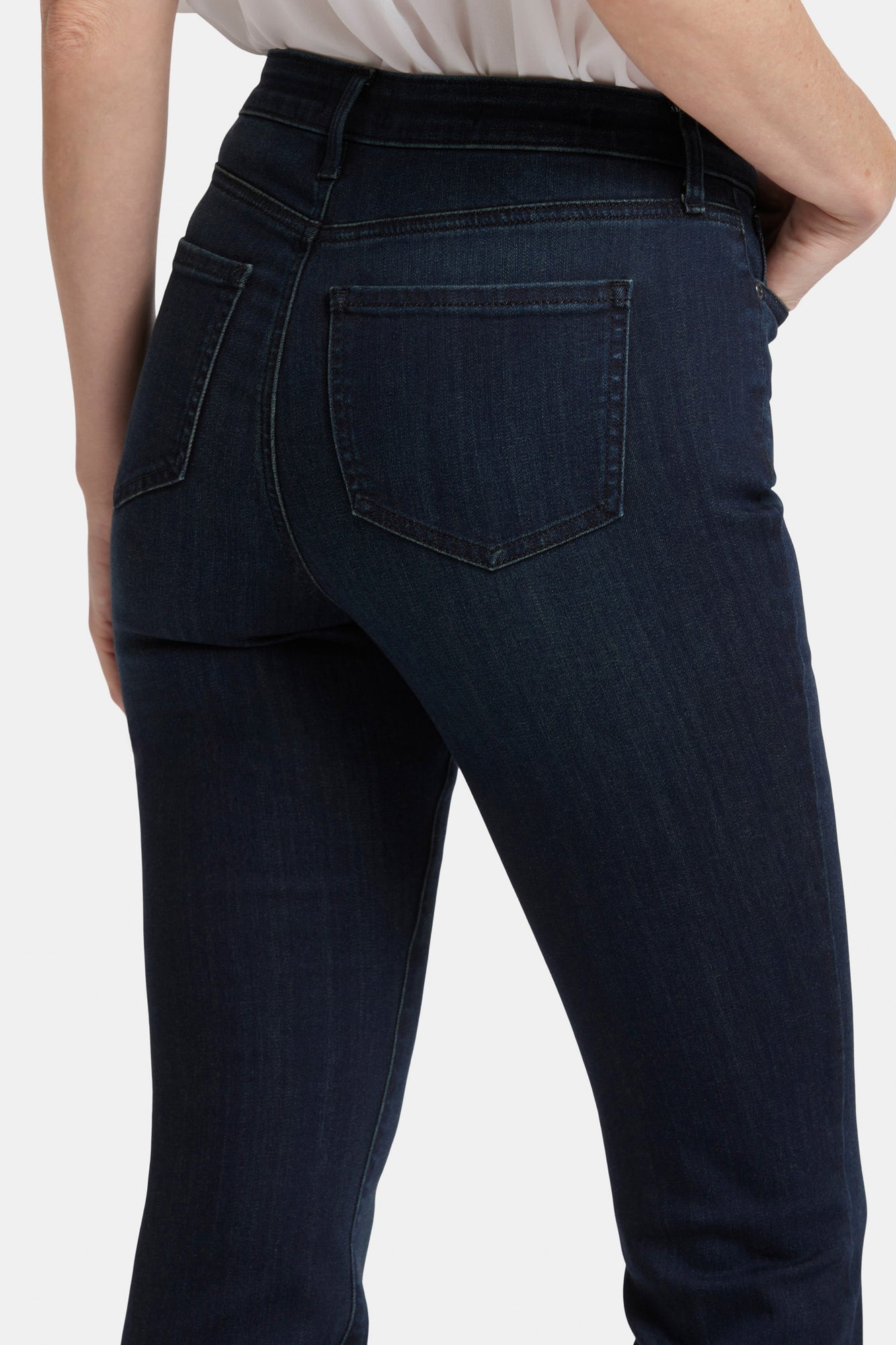 NYDJ Billie Mini Bootcut Jeans In Sure Stretch® Denim With High Rise - Obsidian Blue