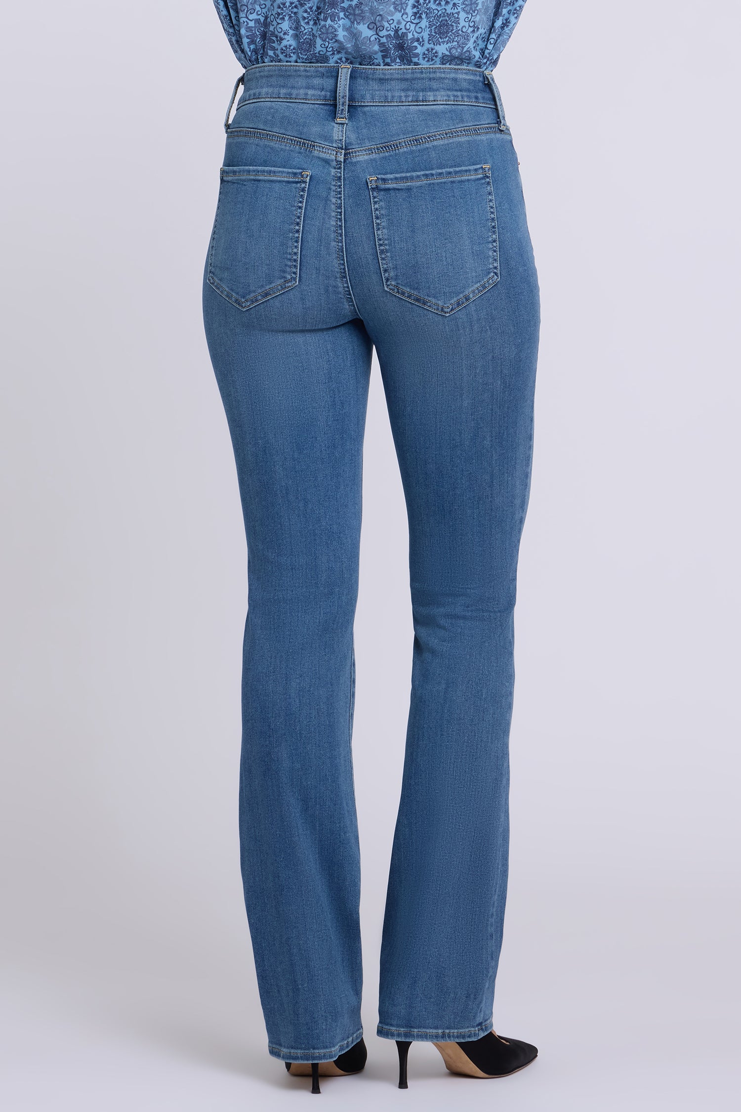 NYDJ Billie Mini Bootcut Jeans In Sure Stretch® Denim With High Rise - Redwood