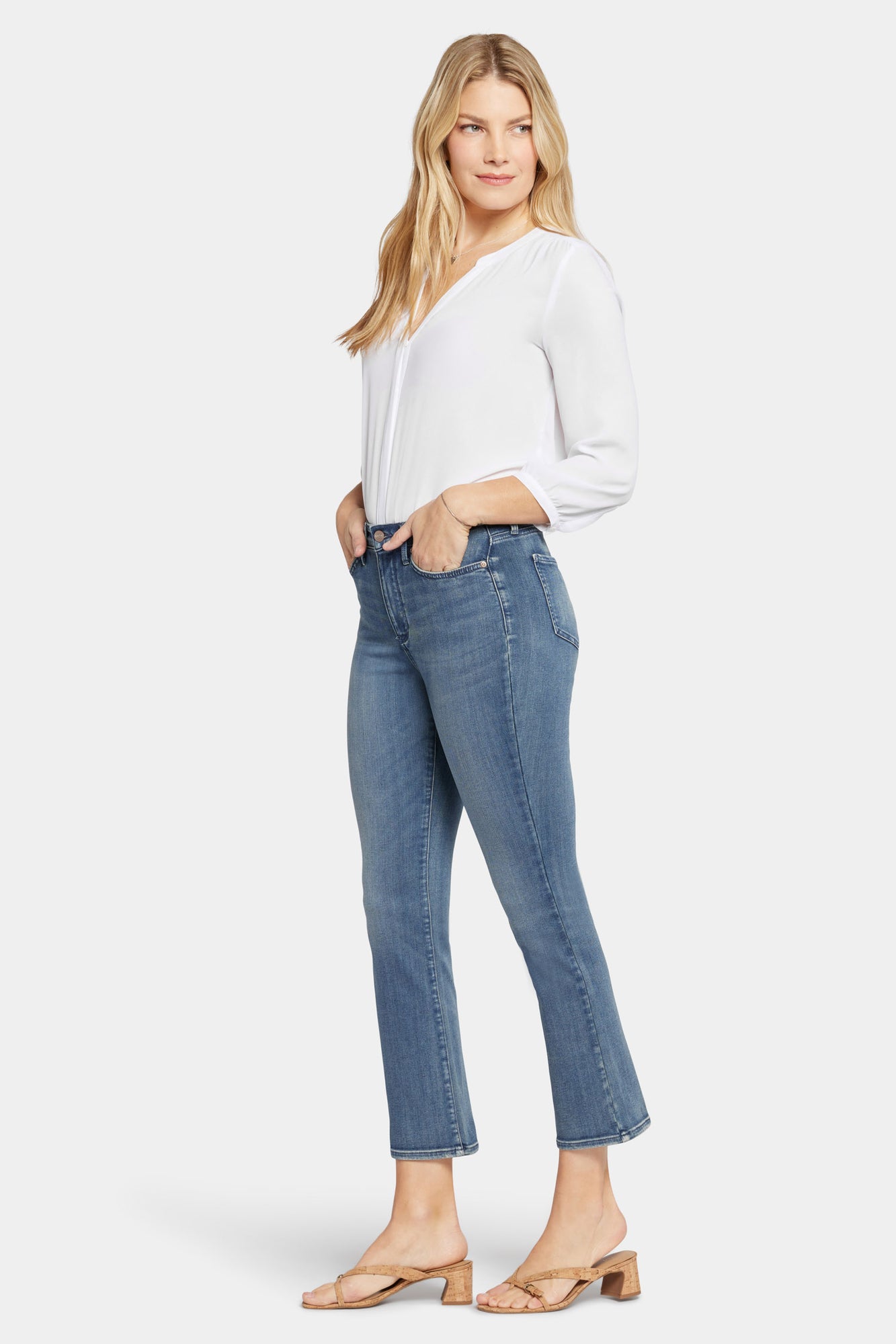 NYDJ Slim Bootcut Ankle Jeans In Sure Stretch® Denim - Prelude