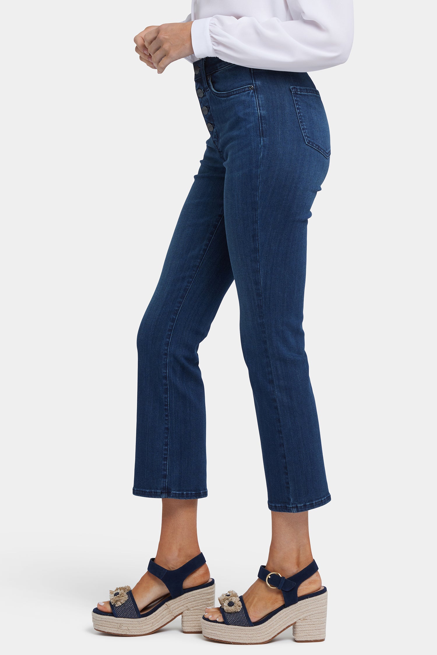 【  JEANS】 CKJ NOTED MINI BAG KanCan Jeans | Saskia Mid Rise Distressed Skinny Jeans