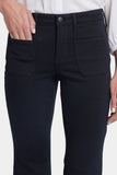 NYDJ Ava Flared Jeans In Sure Stretch® Denim With Front Patch Pockets - Huntley