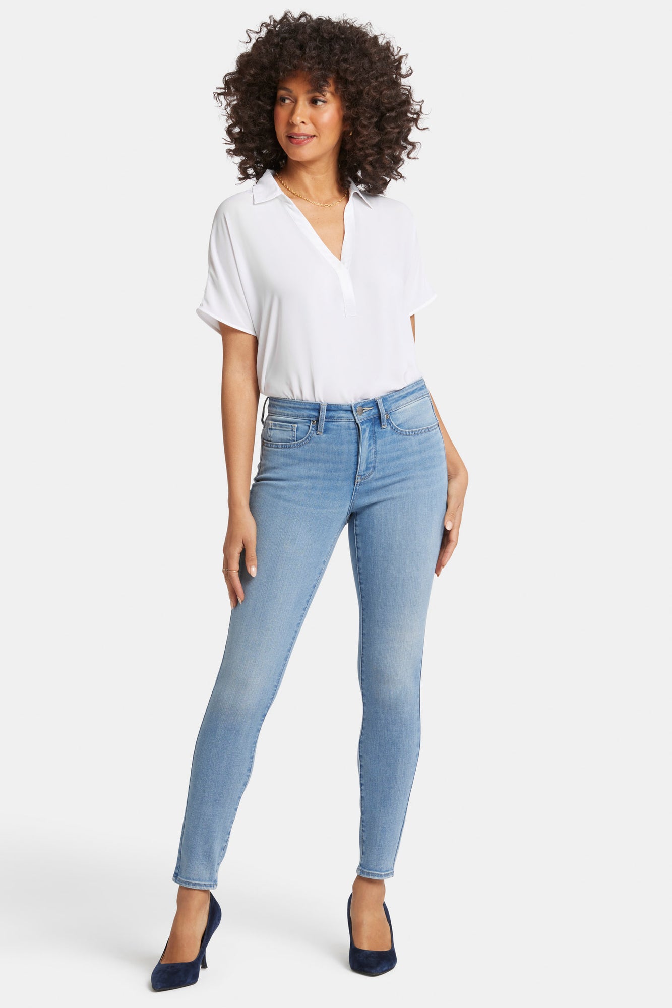 NYDJ Ami Skinny Jeans In Sure Stretch® Denim - Blue Valley