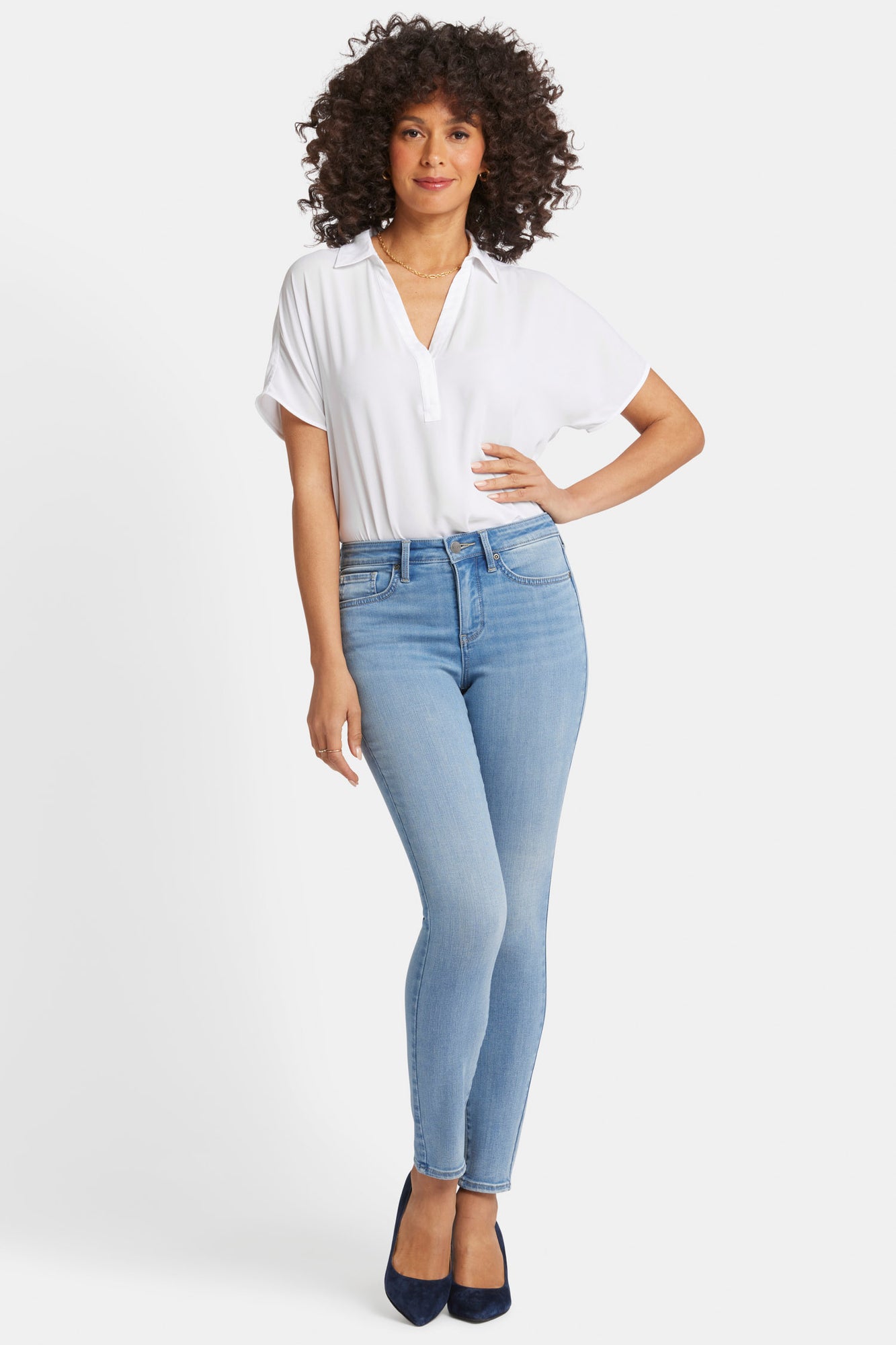 NYDJ Ami Skinny Jeans In Sure Stretch® Denim - Blue Valley