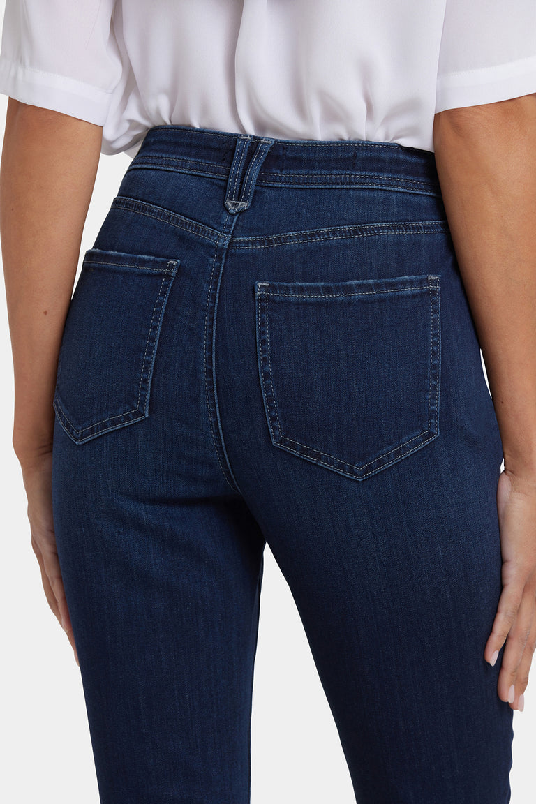 Ami Skinny Jeans In Sure Stretch® Denim With High Rise And Double Belt ...