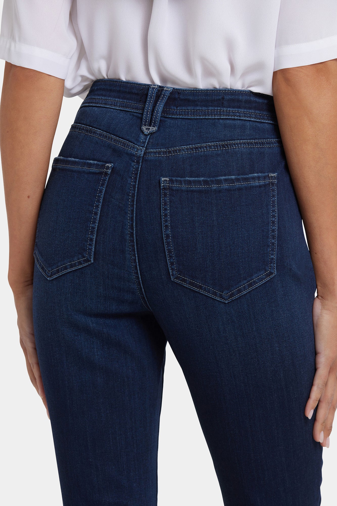 NYDJ Ami Skinny Jeans In Sure Stretch® Denim With High Rise And Double Belt Loop - Ink Skyline