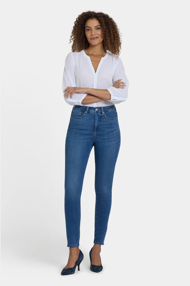 NYDJ Ami Skinny Jeans In Sure Stretch® Denim With High Rise And Double Belt Loop - Opera Blue
