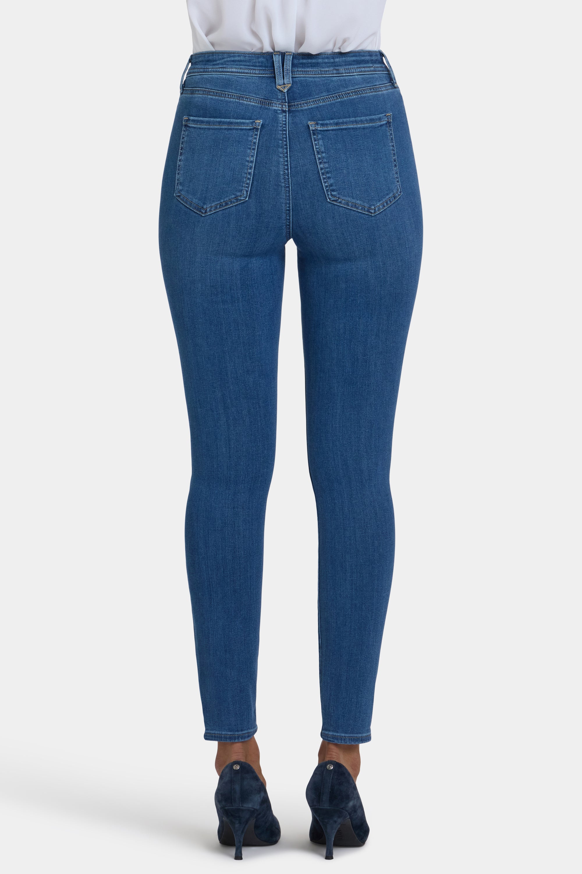 NYDJ Ami Skinny Jeans In Sure Stretch® Denim With High Rise And Double Belt Loop - Opera Blue