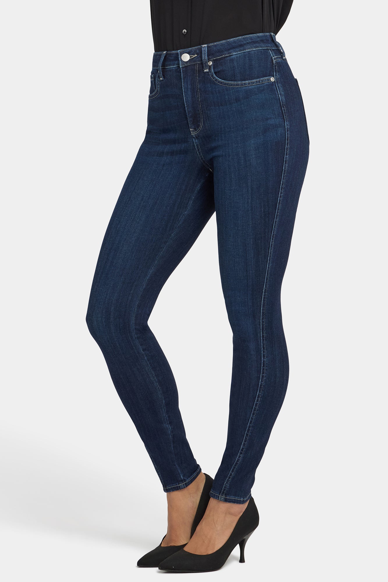 NYDJ Ami Skinny Jeans In Sure Stretch® Denim With High Rise And Contoured Seams - Midnight Breeze