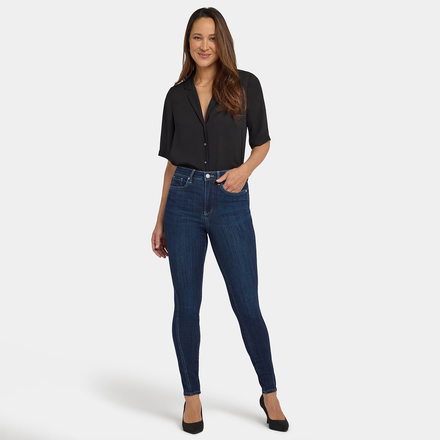 Ami Skinny Jeans In Sure Stretch® Denim With High Rise And