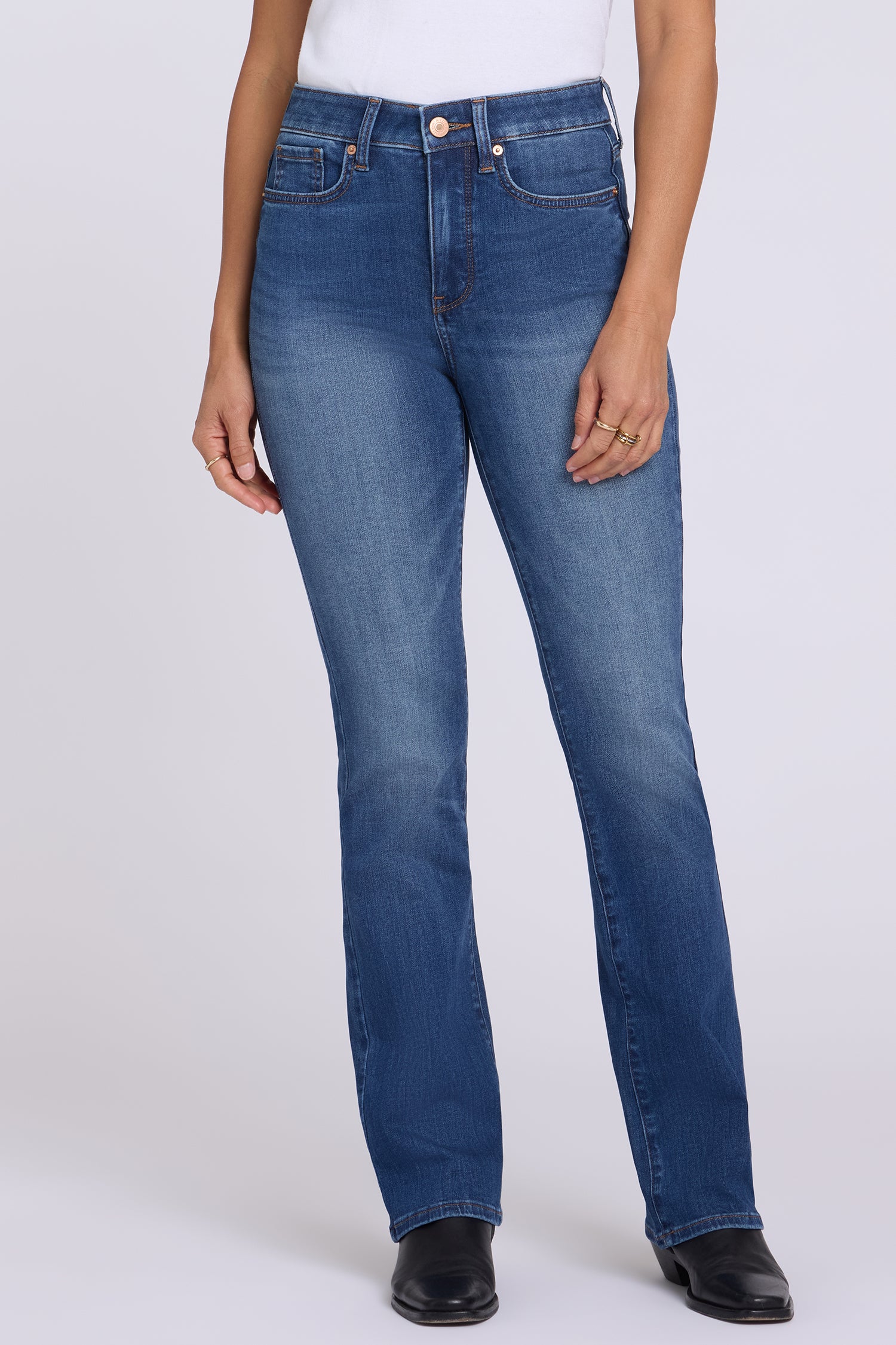 NYDJ Barbara Bootcut Jeans In Sure Stretch® Denim With High Rise - Elm