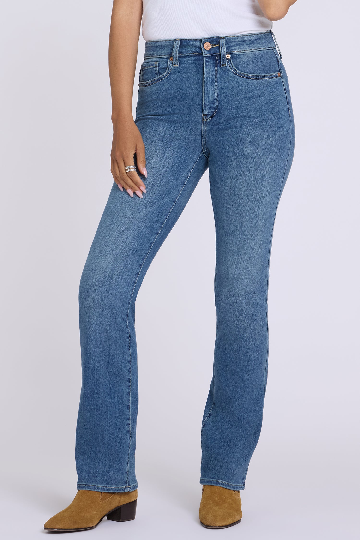 NYDJ Barbara Bootcut Jeans In Sure Stretch® Denim With High Rise - Redwood