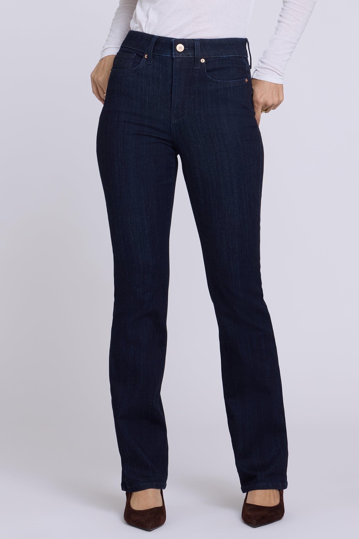 NYDJ Barbara Bootcut Jeans In Sure Stretch® Denim With High Rise - Rinse
