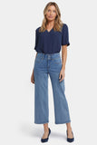 NYDJ Teresa Wide Leg Ankle Jeans In Sure Stretch® Denim With High Rise - Minorca Isle