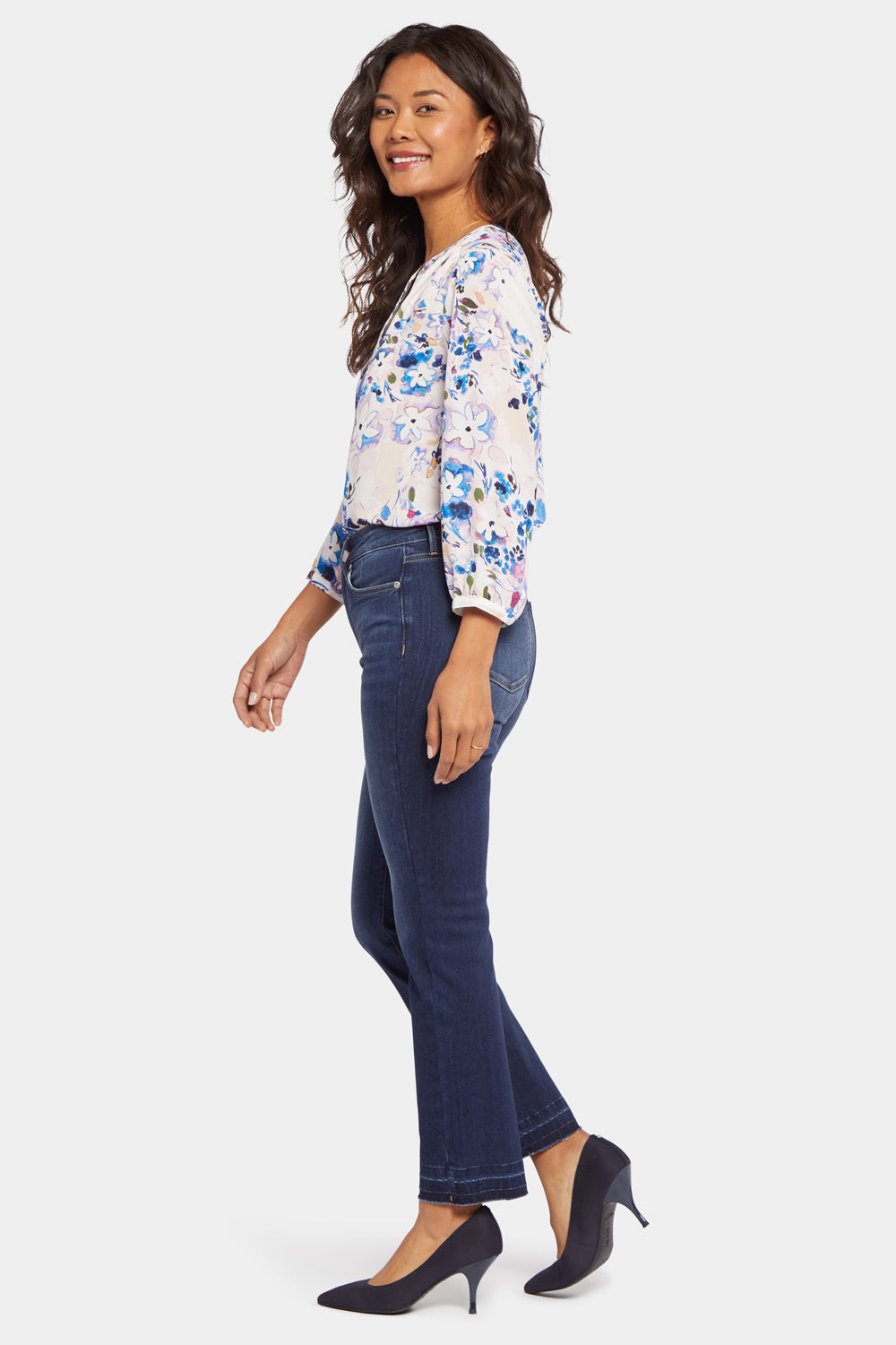 NYDJ Marilyn Straight Ankle Jeans In Sure Stretch® Denim With High Rise And Released Hems - Wonderland