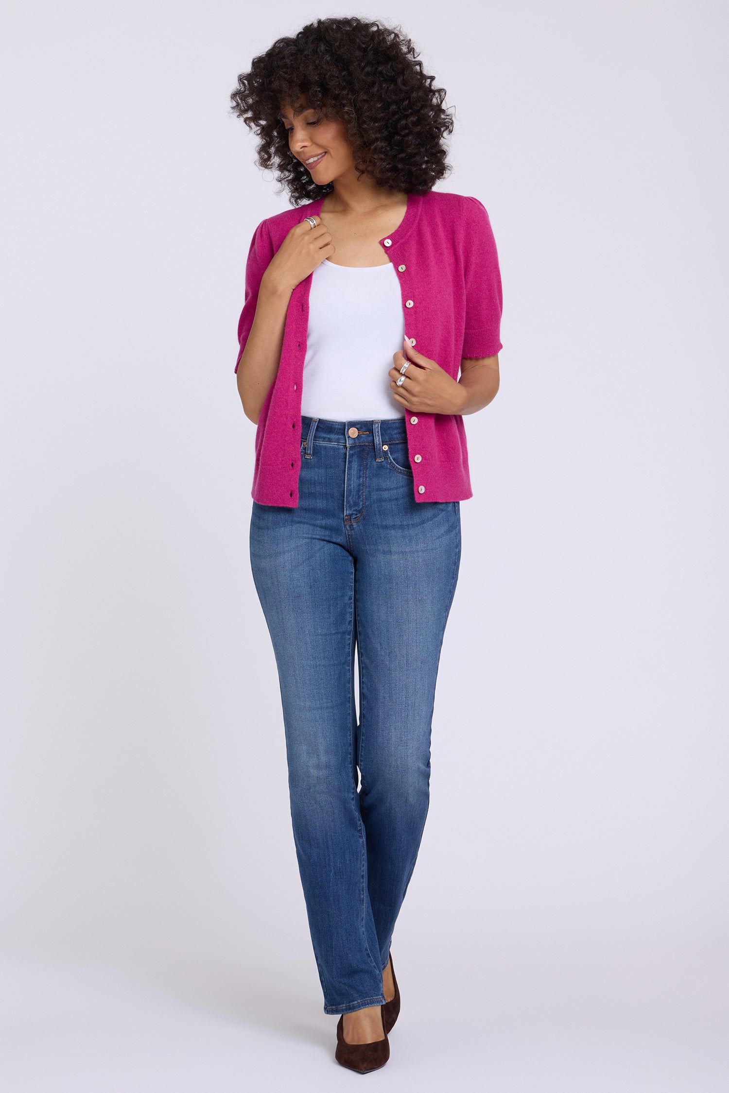 NYDJ Marilyn Straight Jeans In Sure Stretch® Denim - Elm