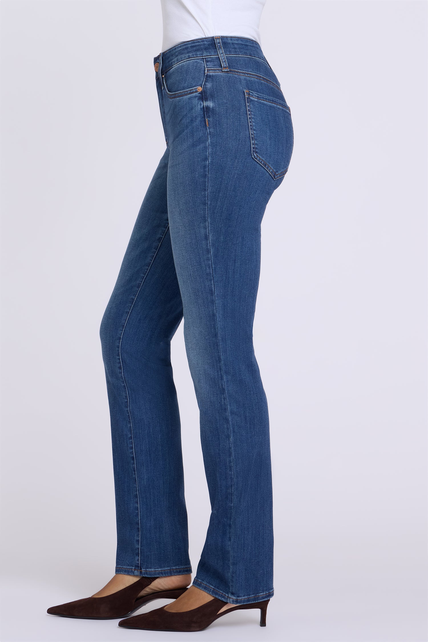 NYDJ Marilyn Straight Jeans In Sure Stretch® Denim - Elm