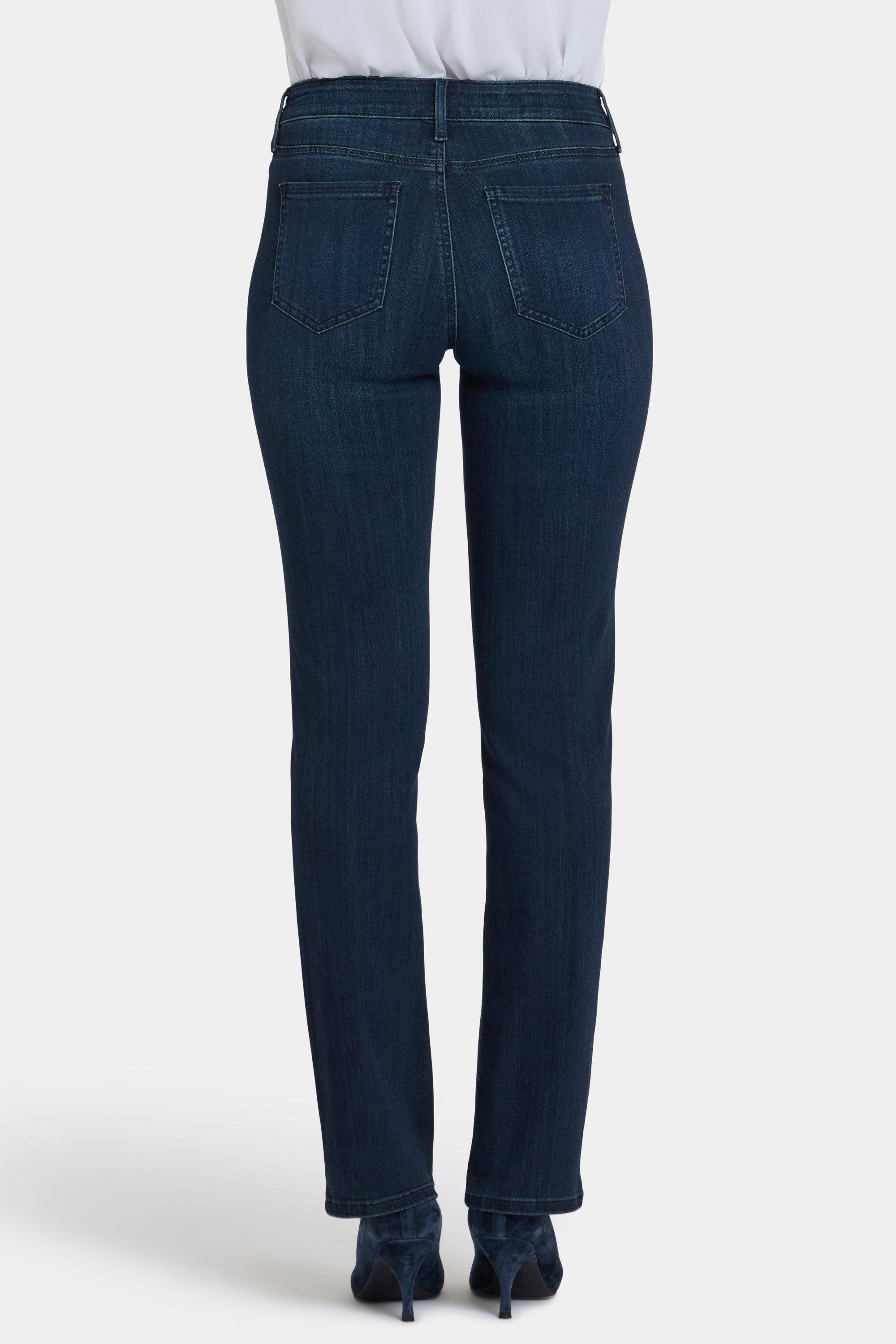 NYDJ Marilyn Straight Jeans In Sure Stretch® Denim - Obsidian Blue