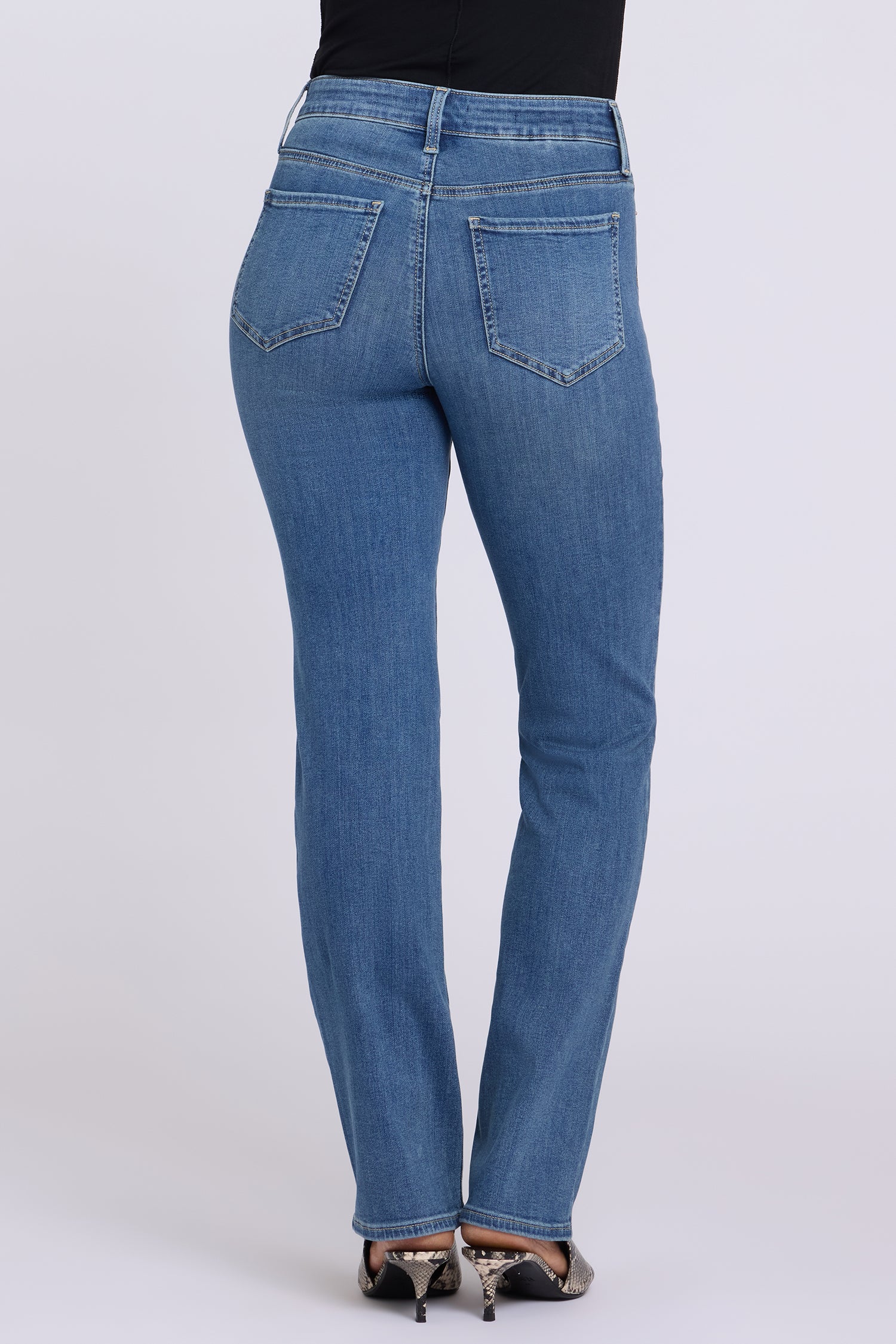 NYDJ Marilyn Straight Jeans In Sure Stretch® Denim - Redwood