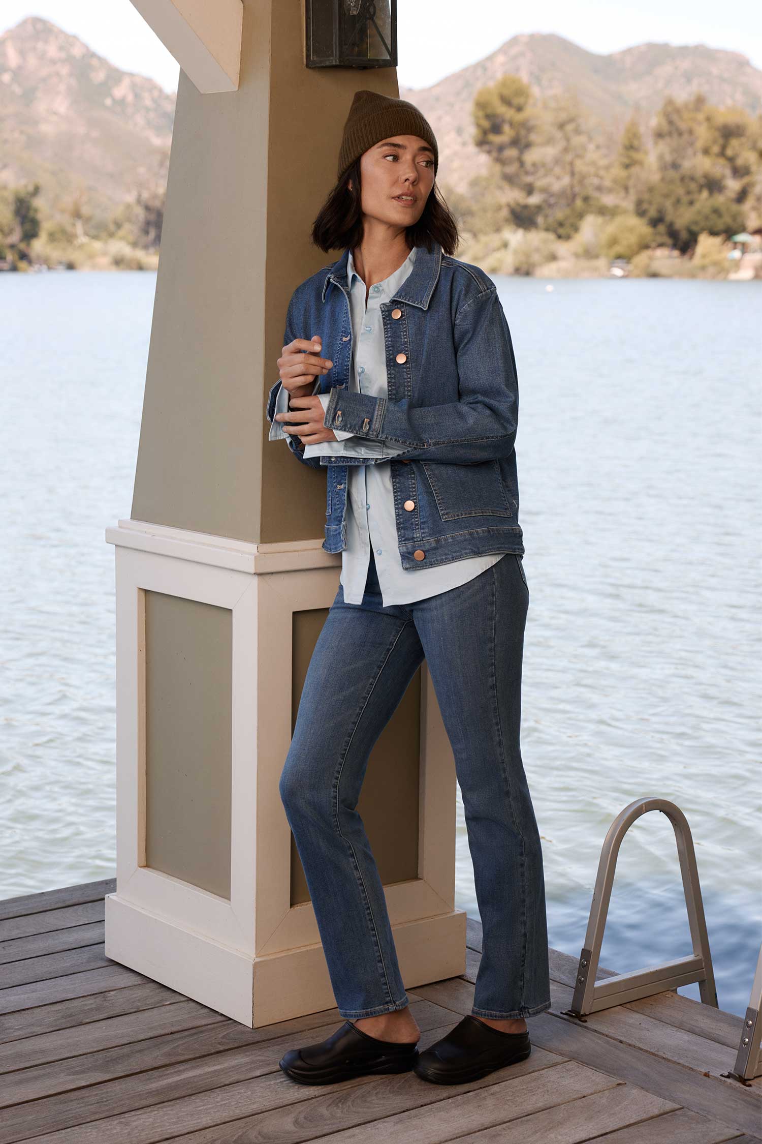 NYDJ Marilyn Straight Jeans In Sure Stretch® Denim - Redwood