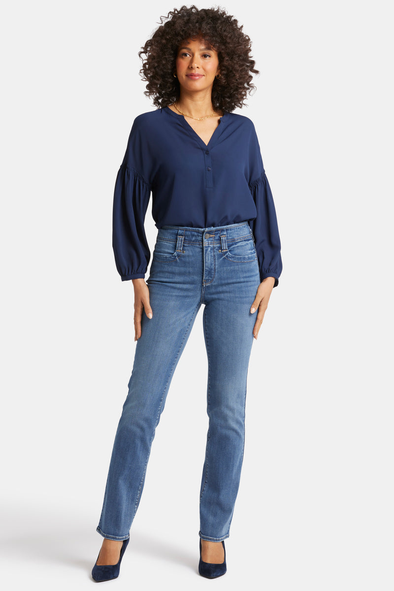 Click here to shop Marilyn Straight Jeans in Clear Brook
