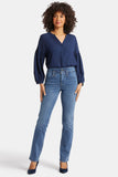 NYDJ Marilyn Straight Jeans in Long Inseam In Sure Stretch® Denim with High Rise - Clear Brook