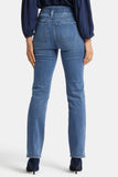 NYDJ Marilyn Straight Jeans In Sure Stretch® Denim with High Rise  - Clear Brook