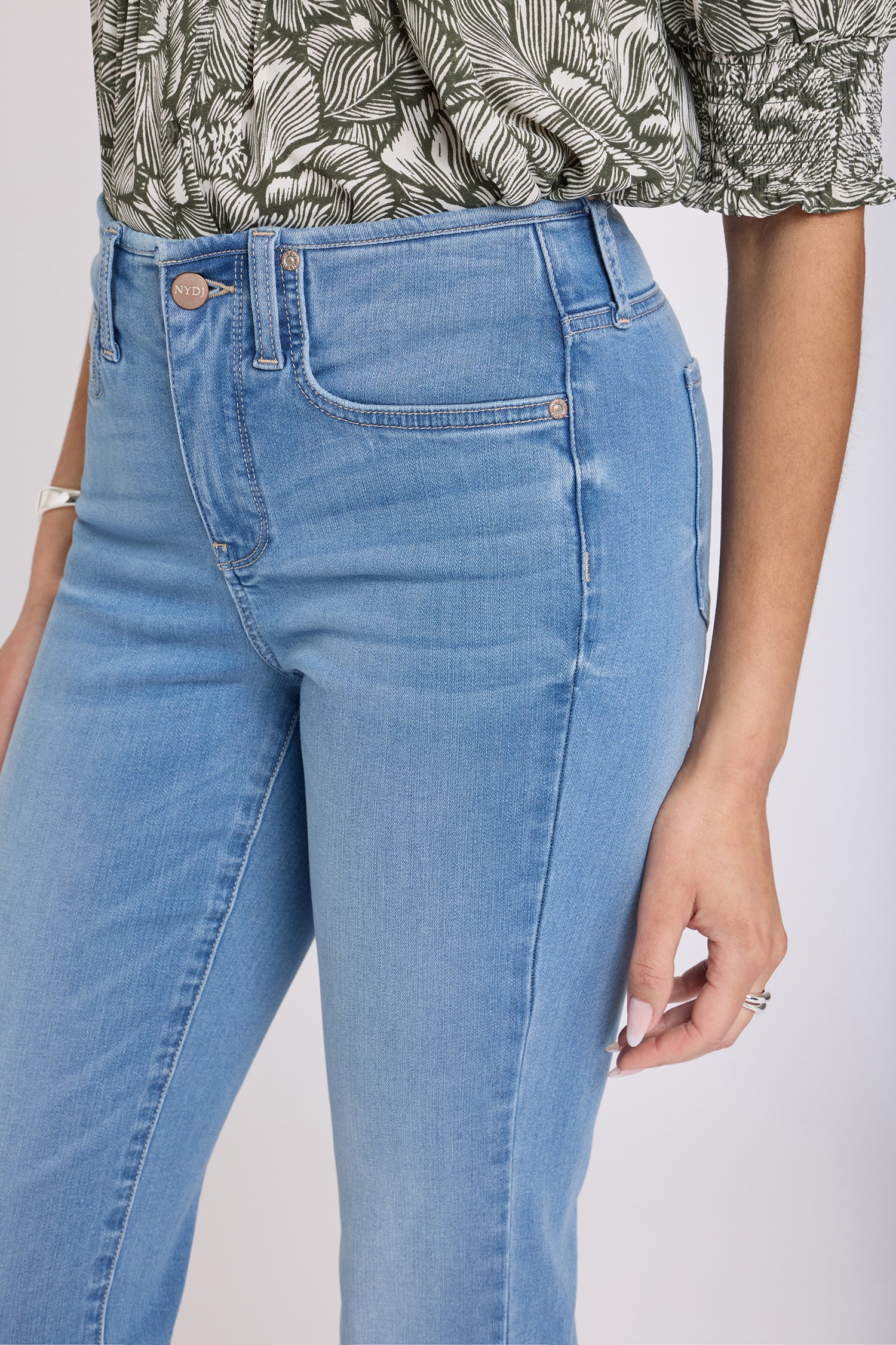 Sheri Slim Straight Ankle Jeans In Sure Stretch® Denim With Top