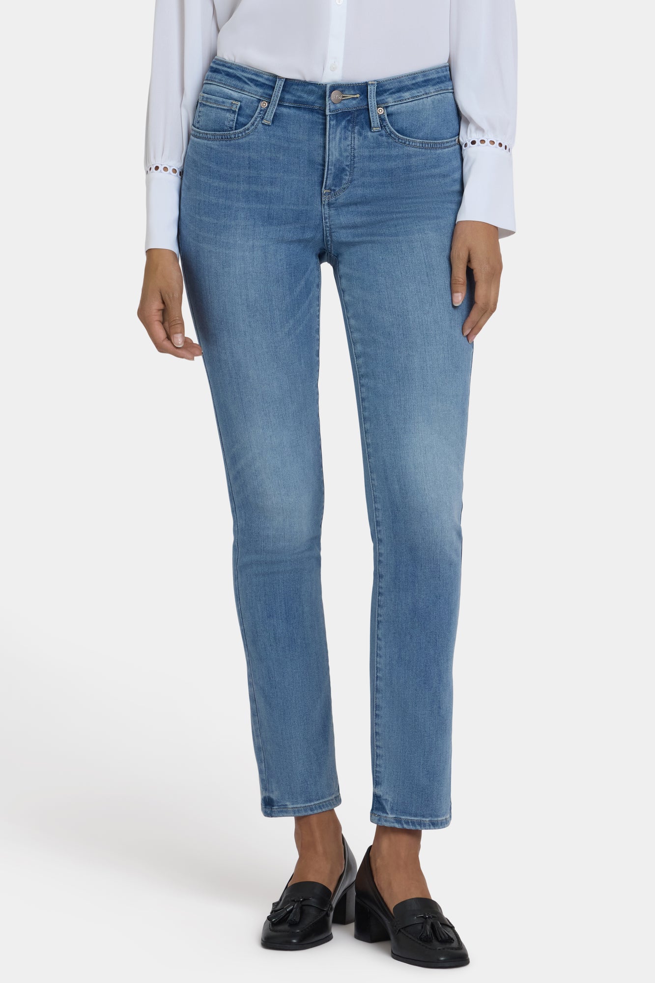 NYDJ Sheri Slim Jeans In Sure Stretch® Denim - Bastille Sea