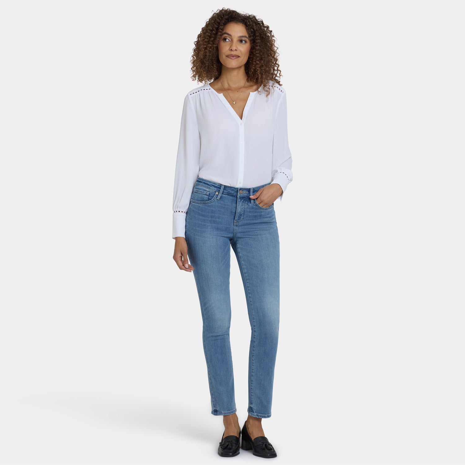 Sheri Slim Jeans In Sure Stretch® Denim - Bastille Sea Blue | NYDJ