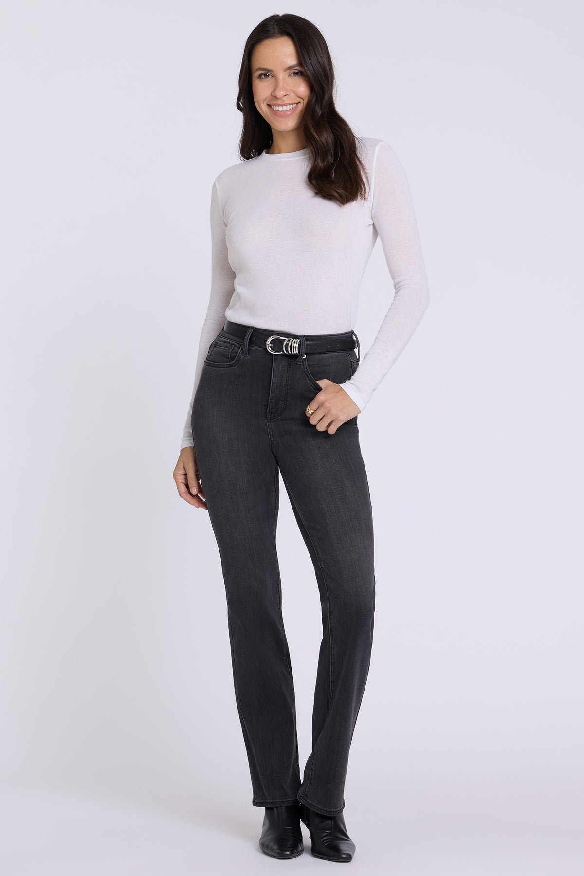 NYDJ Barbara Bootcut Jeans In Sure Stretch® Denim With High Rise - Helleborus