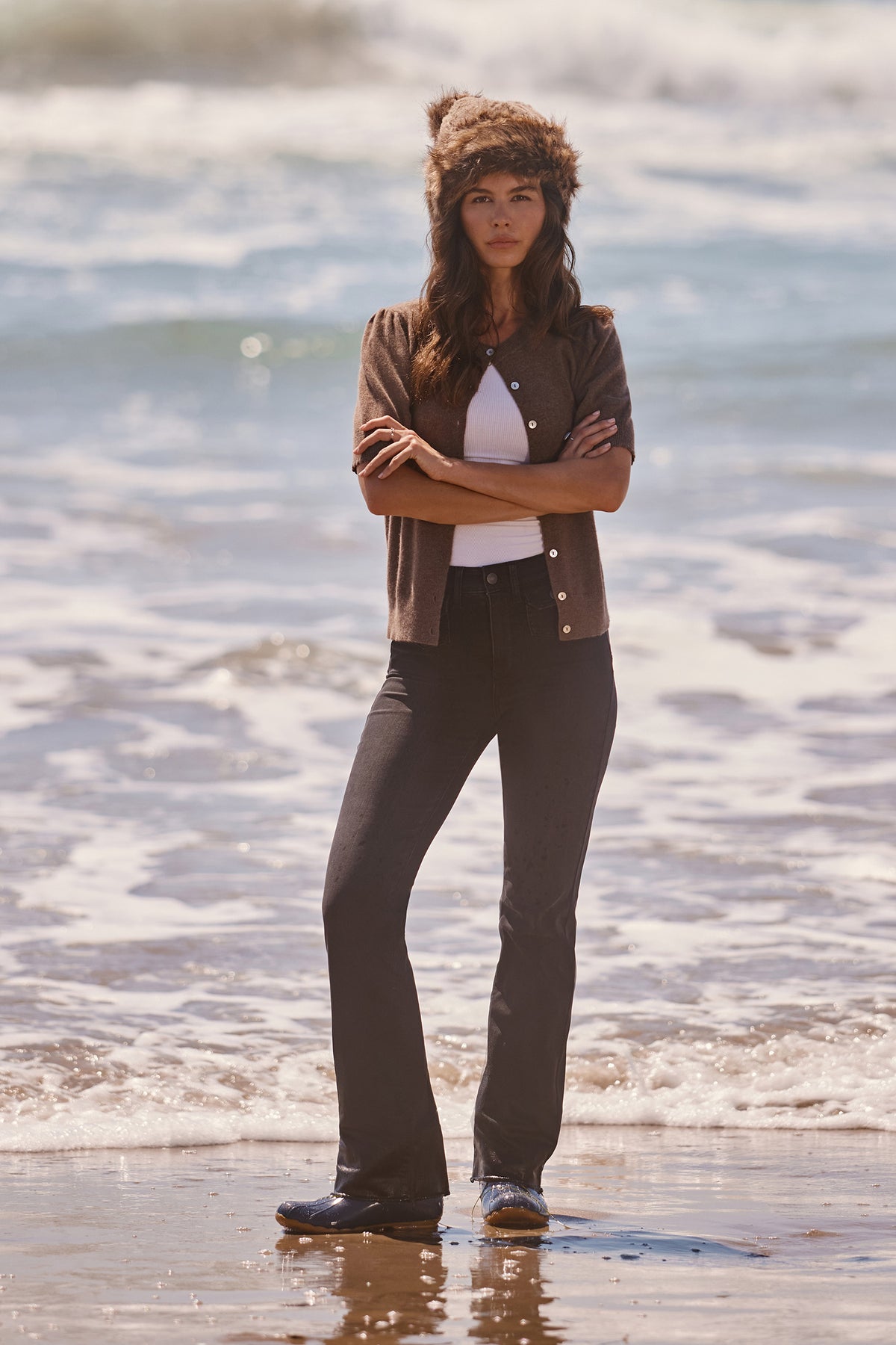 NYDJ Barbara Bootcut Jeans In Sure Stretch® Denim With High Rise And Front Button-Flap Pockets - Helleborus