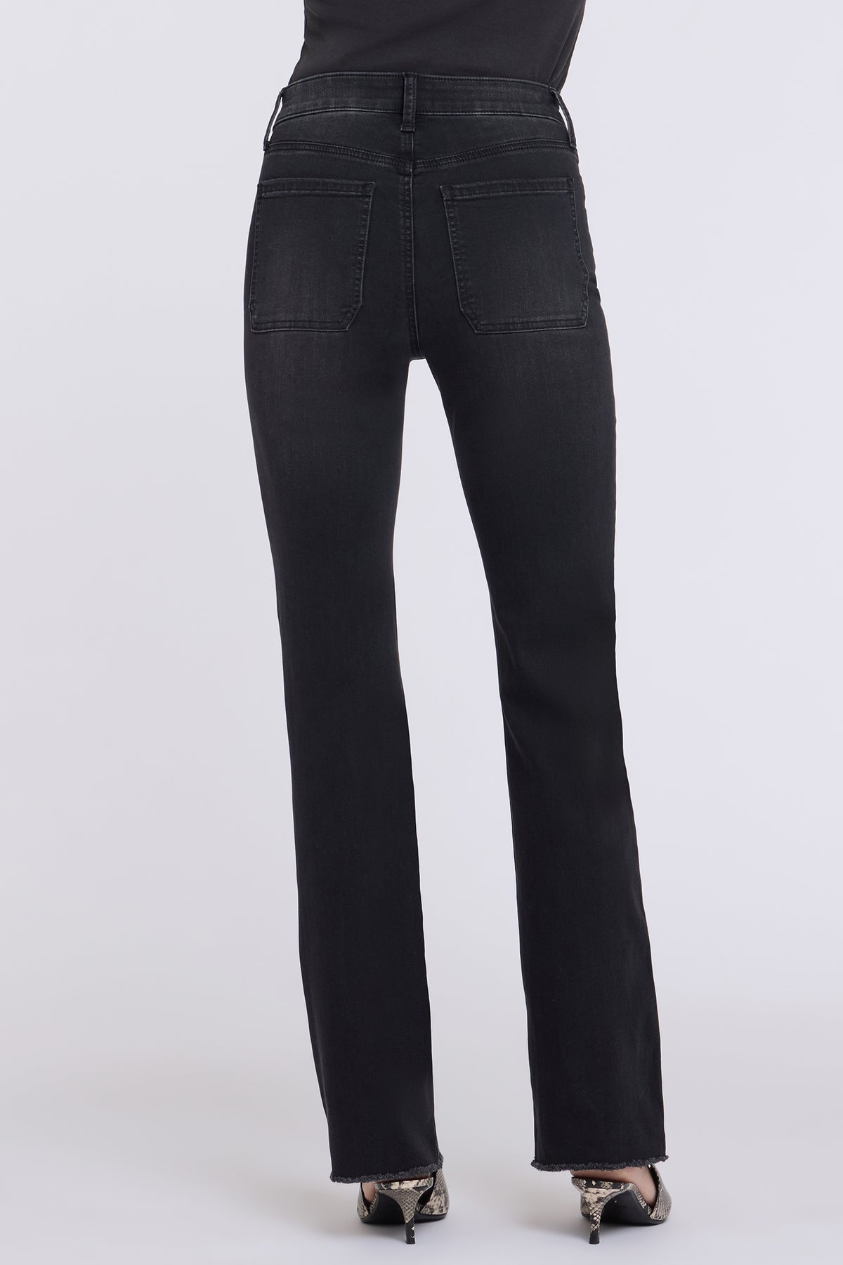 NYDJ Barbara Bootcut Jeans In Sure Stretch® Denim With High Rise And Front Button-Flap Pockets - Helleborus