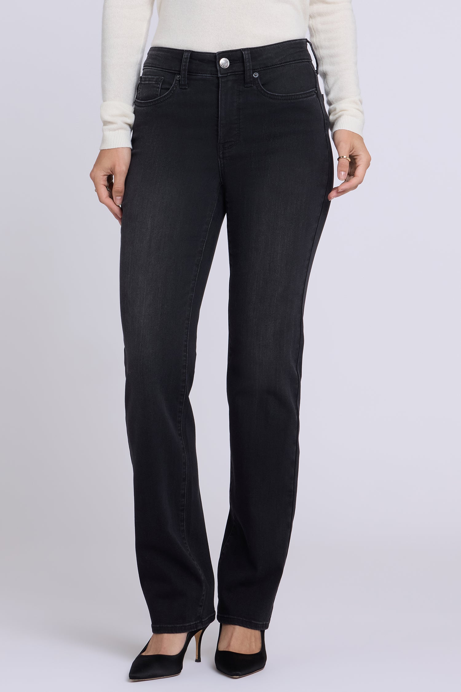 NYDJ Marilyn Straight Jeans In Sure Stretch® Denim - Helleborus