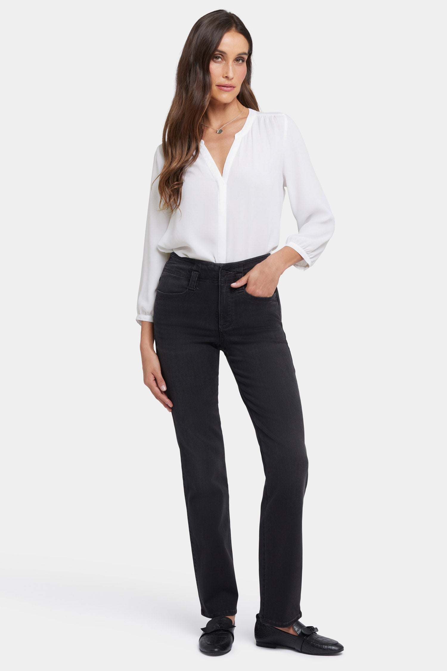 Marilyn Straight Jeans In Sure Stretch® Denim With High Rise - Cordoba ...