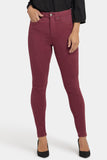 NYDJ Ami Skinny Jeans In Sure Stretch® Denim With High Rise And Contoured Seams - True Burgundy