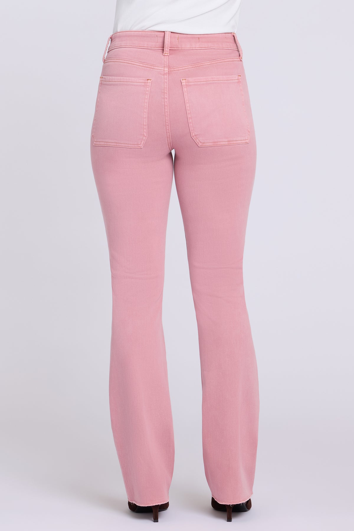 NYDJ Barbara Bootcut Jeans In Sure Stretch® Denim With High Rise And Front Button-Flap Pockets - Retro Tea Rose