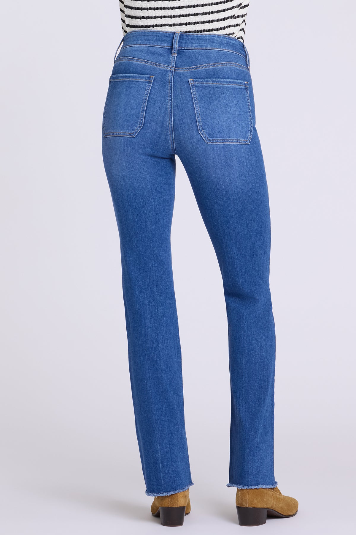 NYDJ Barbara Bootcut Jeans In Sure Stretch® Denim With High Rise And Front Button-Flap Pockets - Larkspur