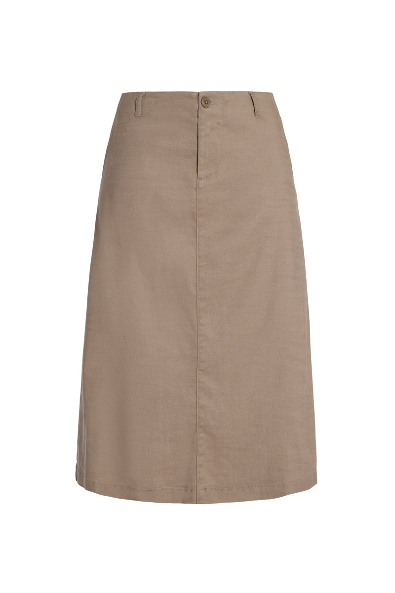 Click here to shop Marilyn A-Line Skirt in Saddlewood.