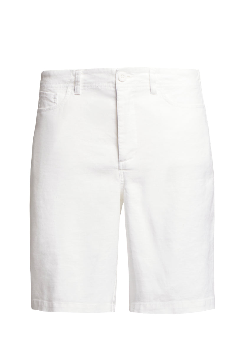 Click here to shop 5 pocket Bermuda shorts in optic white