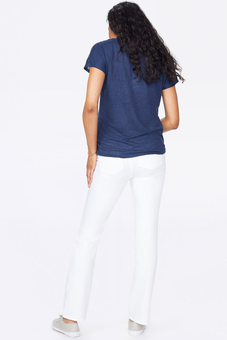 NYDJ Straight Maternity Jeans  - Optic White