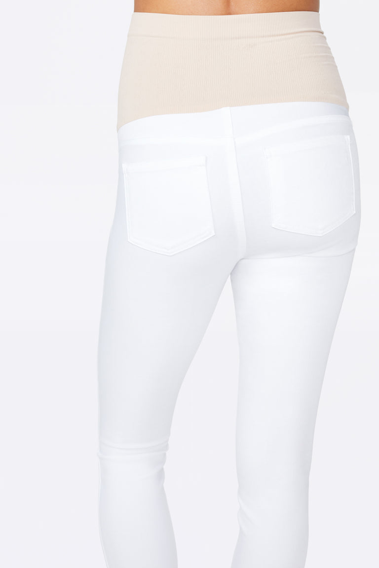 NYDJ Straight Maternity Jeans  - Optic White