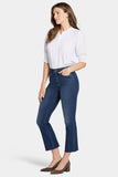 NYDJ Slim Bootcut Ankle Jeans In Cool Embrace® Denim With High Rise And Frayed Hems - Olympus
