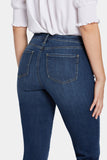 NYDJ Slim Bootcut Ankle Jeans In Cool Embrace® Denim With High Rise And Frayed Hems - Olympus