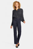 NYDJ Relaxed Straight Jeans In Cool Embrace® Denim With Mid Rise And Frayed Hems - Magical