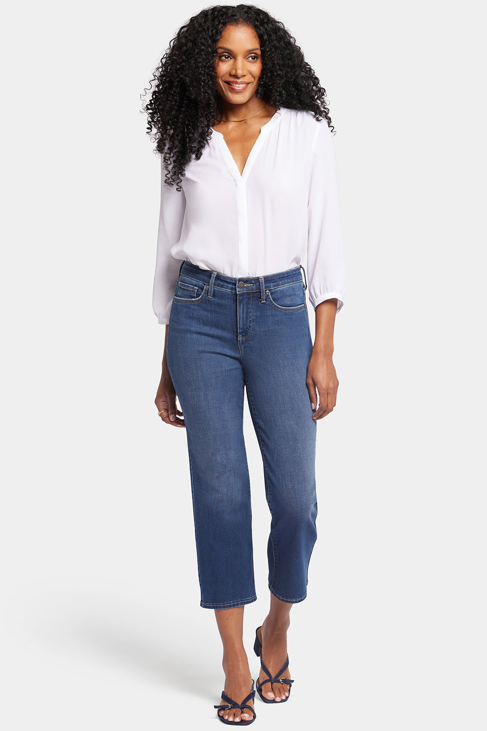 NYDJ Relaxed Piper Crop Jeans In Cool Embrace® Denim - Sonnet