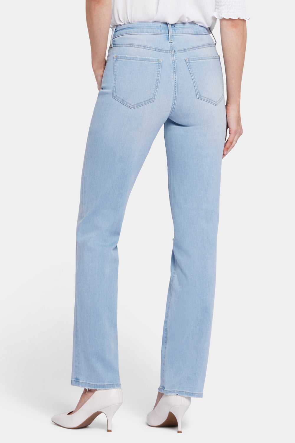 NYDJ Bailey Relaxed Straight Jeans In Cool Embrace® Denim With Mid Rise - Estrella
