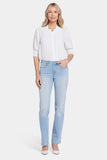 NYDJ Bailey Relaxed Straight Jeans In Cool Embrace® Denim With Mid Rise - Estrella