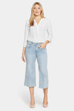 NYDJ Major Wide Leg Capri Jeans In Long Inseam In Cool Embrace® Denim With High Rise - Daybreak