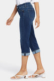 NYDJ Marilyn Straight Crop Jeans In Cool Embrace® Denim With Cuffs - Cambridge